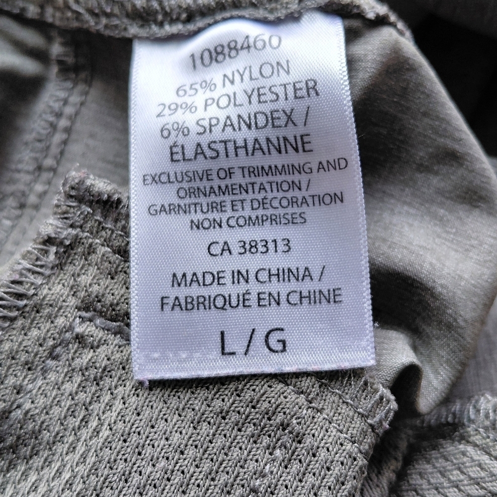 Women's Gray Hiking Roll Up Straight Leg Pants - Picture 5 of 8